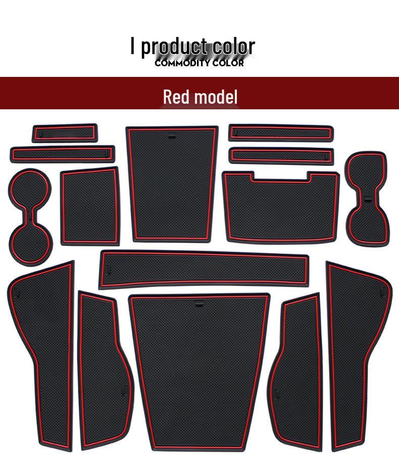 22 BYD Song Pro DMi Door Slot and Cup Holder Pads for Car Modification