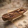 Wooden Ship Model Kit Cut Sailing DIY for Collectors, History Buffs, Home Display,