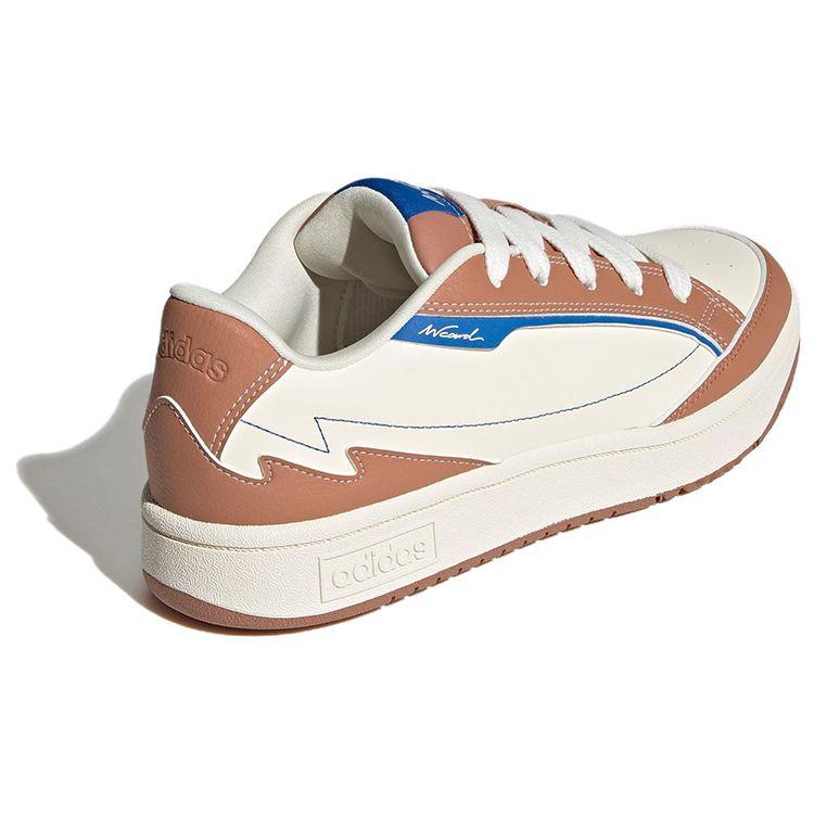 Adidas Neo W Card Non-Slip Wear-Resistant Low-Top Skate Shoes Unisex Sneakers Beige Brown IG1514