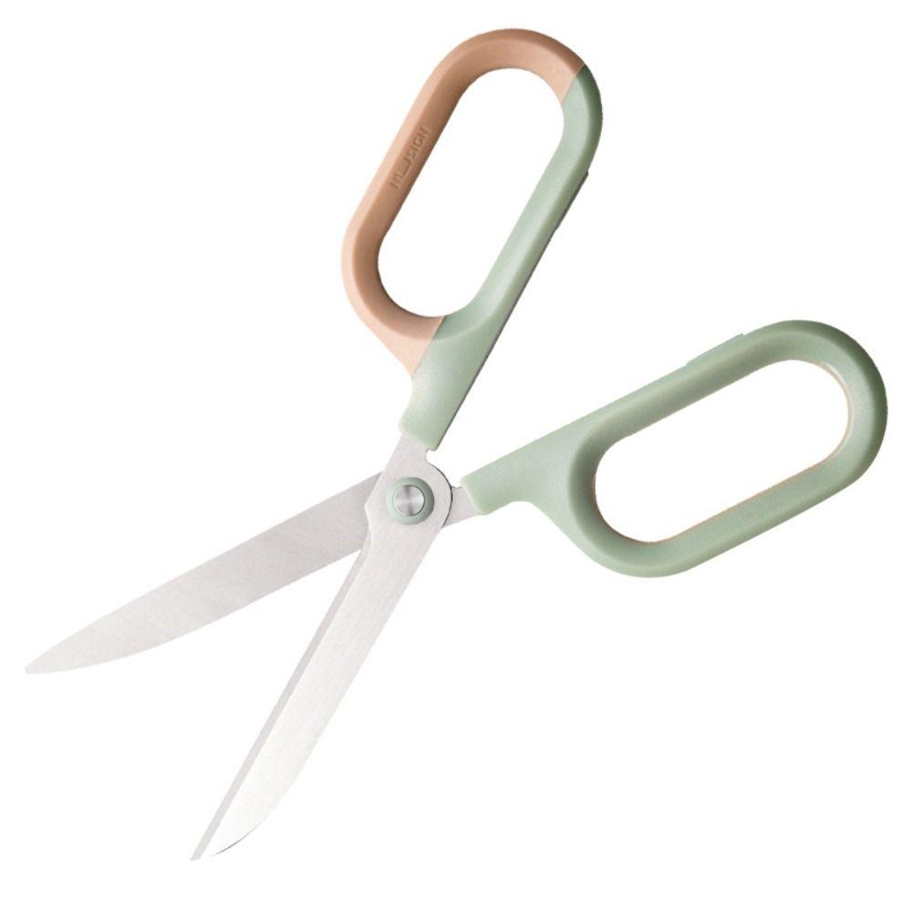 Stainless Steel Household Scissors Large Loop Handle Paper Scissors School Supplies