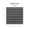 ZISIZ Wall Mounted Pegboard Storage Cabinet