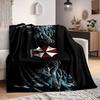1Pc Resident Evil Umbrella Corporation Flannel Blanket, Soft And Comfortable, Casual Warm, Camping Travel, Christmas, Halloween Xmas Gift S1714
