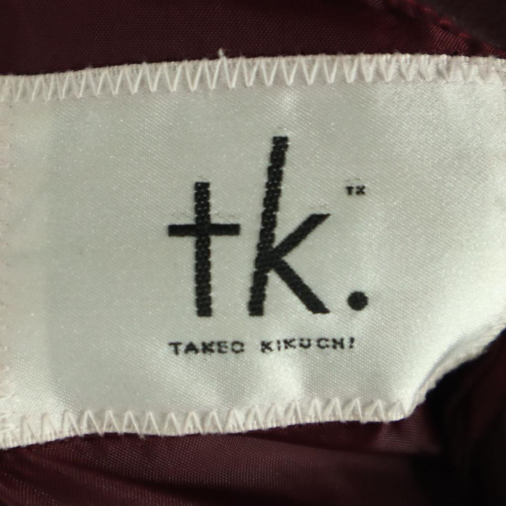 TAKEO KIKUCHI Long sleeve No-collar zip-up single leather jacket Men's Used