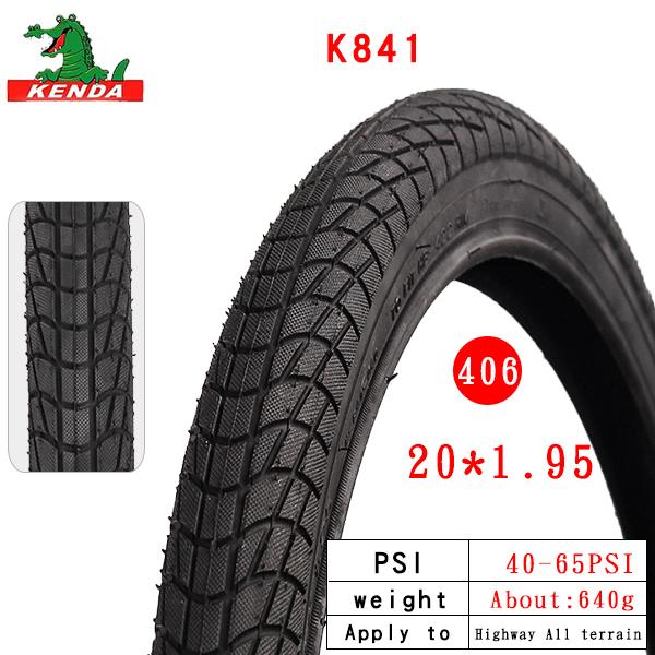 Kenda 20 inch bike tire 20 * 1.25/1.35/1.5/1.75/1.95/2.0/2.125 small wheel tire 20 * 1 1 / 8 20 / 1 3 / 8 folding bicycle tire