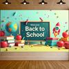 Welcome Back To School Banner School Opening Party Decorations Backdrop Classroom Event Decor Photography Background Props