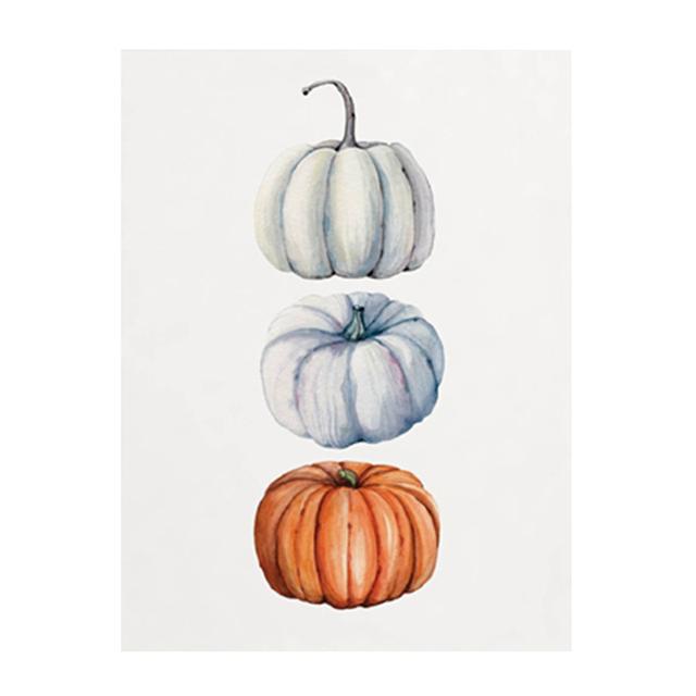 Halloween Canvas Painting Cute Cartoon Ghost Pumpkin Skull Quote Sign Wall Art Poster Print  Picture Kids Living Room Home Decor No Frame