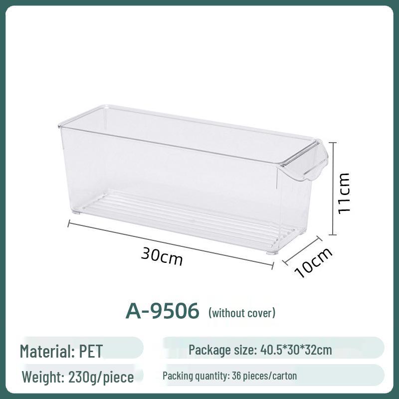 Food-Grade Transparent Refrigerator Storage Box – Large Capacity for Kitchen Organizing