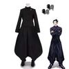 Geto Suguru Cosplay Anime Jujutsu Kaisen Cosplay Adulte Hommes Chemise Pantalon Perruque Lycée Halloween Uniforme Ensemble Complet