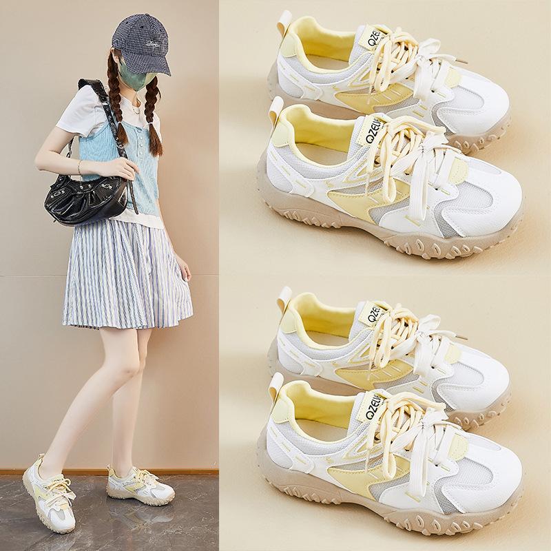 Ins Korean German Training Shoes for Women In Summer Mesh Breathable New Style Student Running Sports Casual Shoes XQ-K06