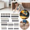 60-180pcs Electric Motor Carbon Brushes Power Tool 10 Sizes Carbon Brush Replacement Parts for Drill Electric Screwdriver Sander