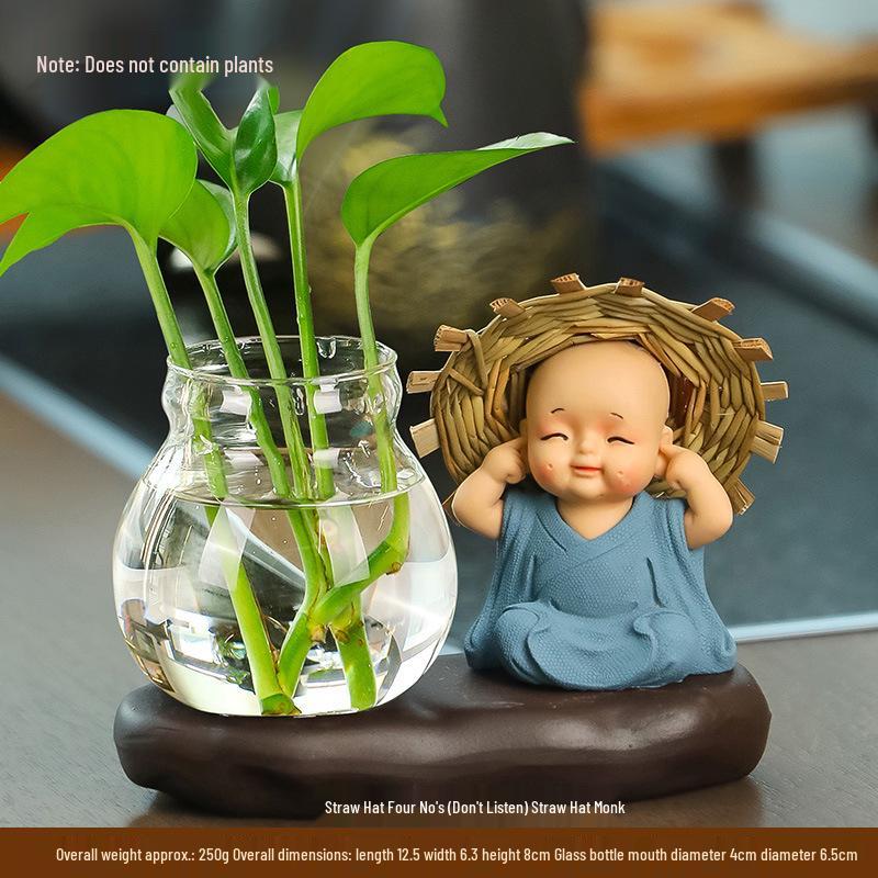 Creative Little Monk Desktop Ornaments for Home and Office Decor