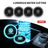 Car Coaster Water Cup Holder Pad Anti-slip Mat Car Interior Accessories For Touareg 7L 7P CR