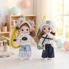 College Style Peach BJD Doll Multi-joint Movable Pendant Toy