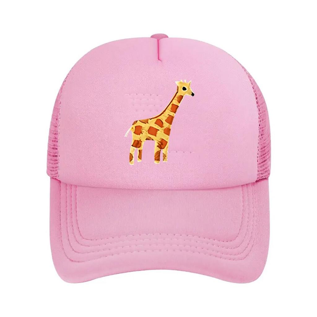 Giraffe Baseball Cap Curved Brim HipHop Hat Adjustable HighQuality Vintage Casual Cap with Anima Mesh Baseball Cap