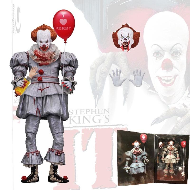 Neca Pennywise 7-Zoll-PVC-Actionfigur Stephen Kings Es-Thema Blutige Sonderausgabe