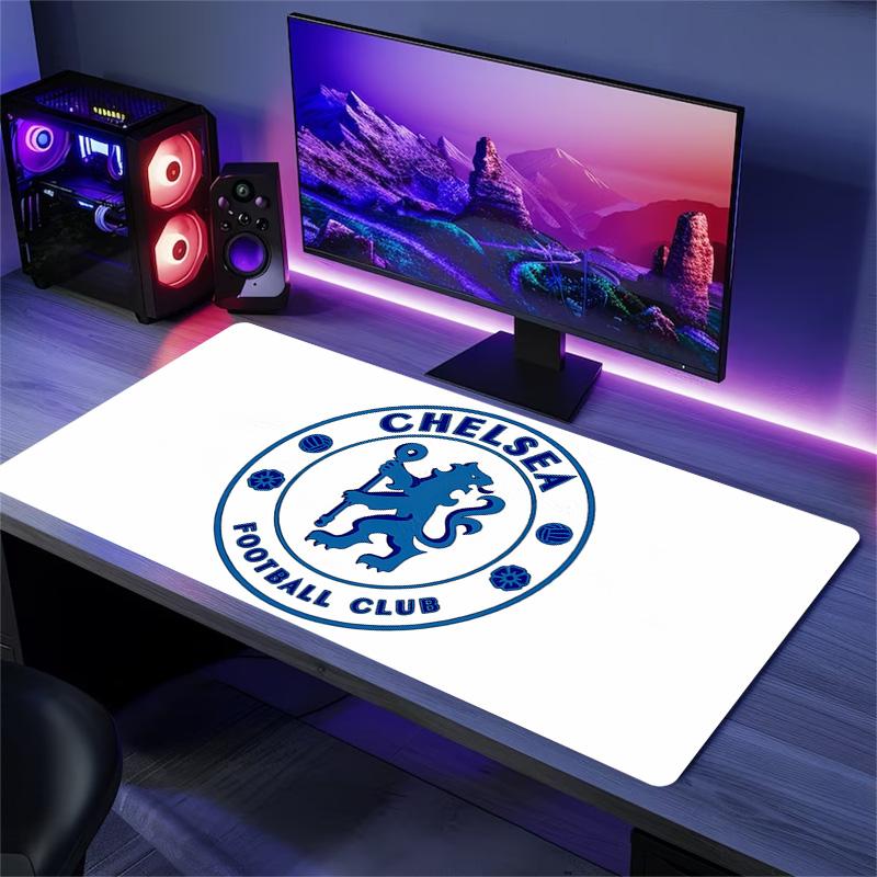 Chelsea F.C Print Cushion Non-slip Laptop Tablet Big Mousepad XXL Mat Mini PC Playmat With Lock edge