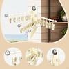 Suction Cup Clothes Rack Foldable or Hanging Laundry Wall Mounted Sock Hanger with