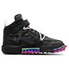 Off-White X Nike Air Force 1 Mid Black Unisex Sneakers Clear DO6290-001