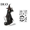 Seasonal Party Supplies Halloween Ghost Glass Sticker, Cartoon Static Window Cling for Accessories Parties, Waterproof Decoration Decal