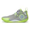 Li Ning Wade Shadow 3 Cushioning Slip Resistant Abrasion Resistant Mid top Basketball Shoes Men's Gray Green ABPS041-4