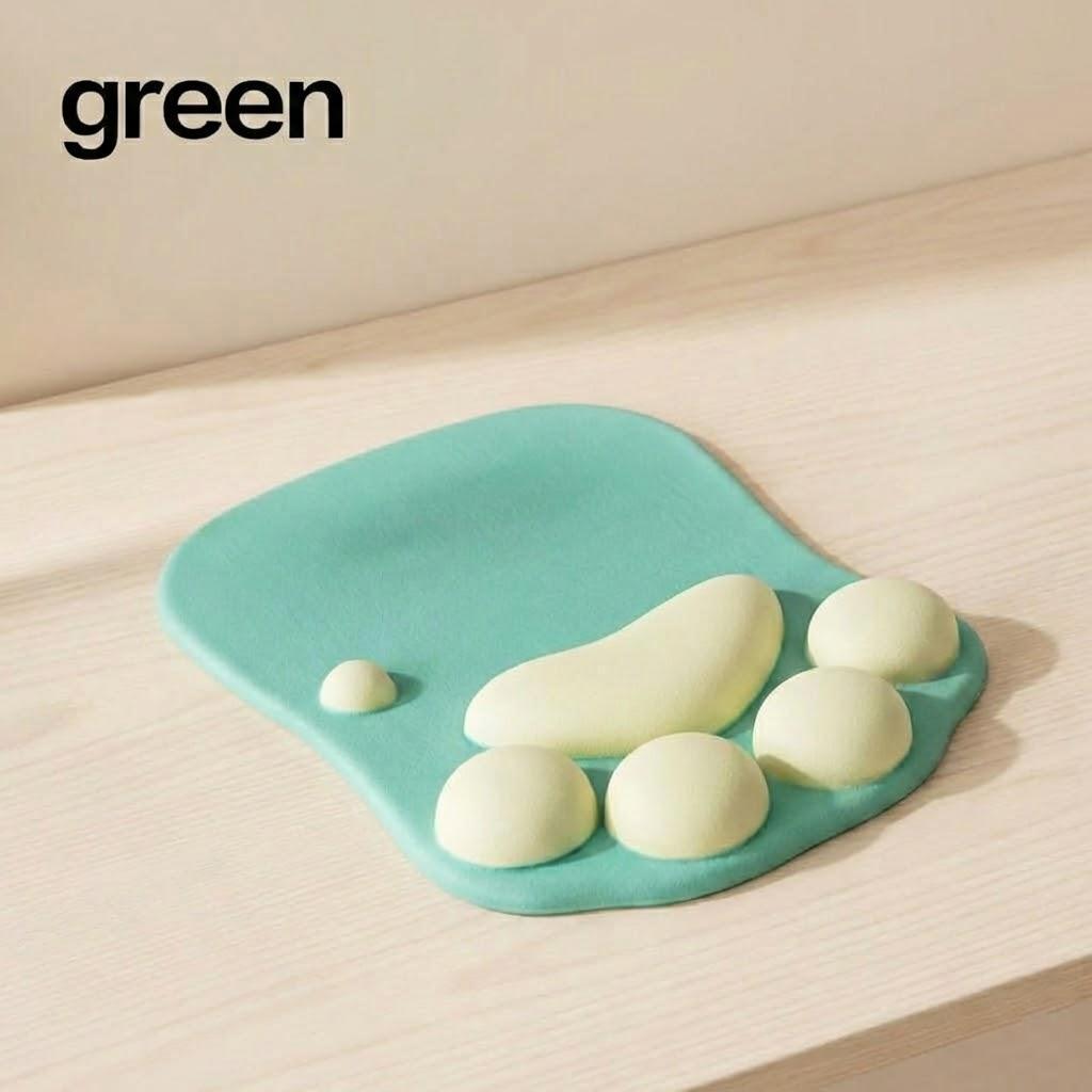 Cute Cat Paw Mouse Pad Silicone Wrist Rest for Computer Laptop Desktop Accessories Non-Slip Design Comfortable Gaming Mouse Mat