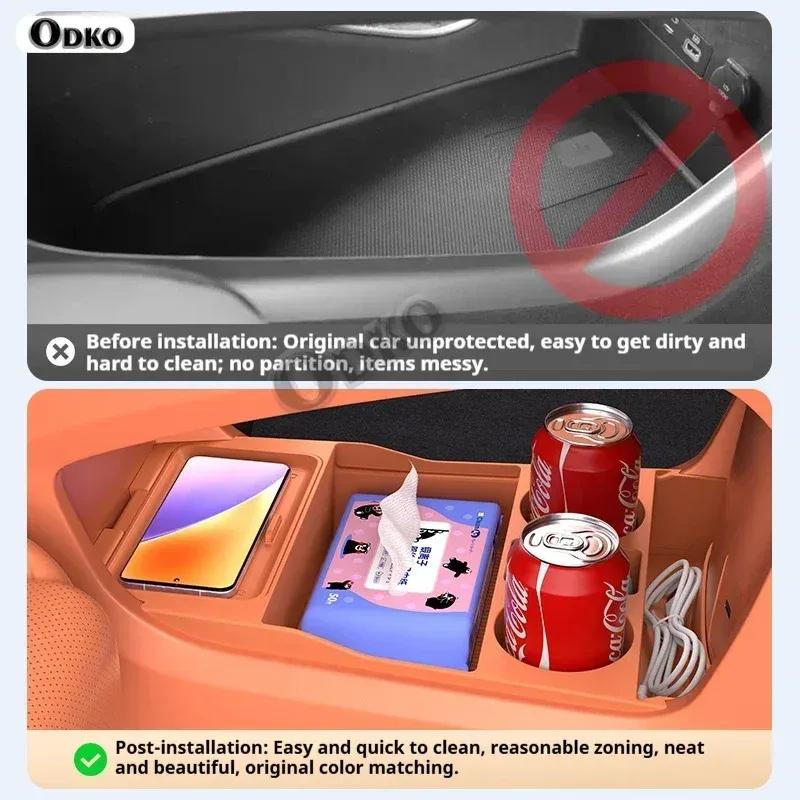 Silicone Storage Box 2025 FOR Shangjie H5 Center Console Modification Anti-slip Pad Accessories Organizer Decoration