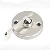 Multipurpose Brushed Stainless Steel Bathroom Door Latches Set Featuring Intuitives Status Display for Bathrooms