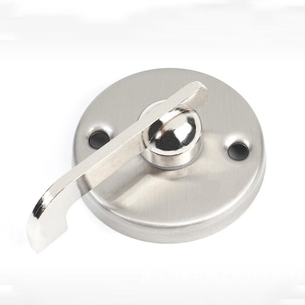 Multipurpose Brushed Stainless Steel Bathroom Door Latches Set Featuring Intuitives Status Display for Bathrooms