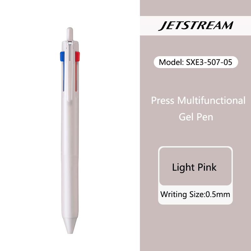 uni JETSTREAM 3 in 1 Multifunction Ballpoint Pen,colores 0.5mm Black/Red/Blue Core boli multifunción Retractable For Note Writin