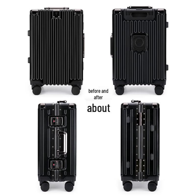 Hengyuanxiang Business Aluminum Frame Luggage