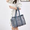 Drawstring Beach Toy Baskets Snaps Travel Wash Tote Bag Durable Portable Bath Storage Bag  Swimming