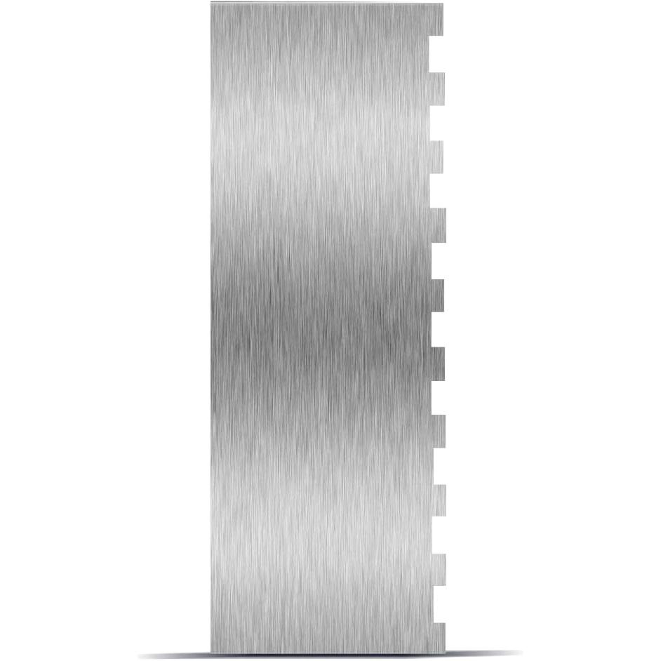 9 Inch Stainless Steel Cake Scraper, Cream Cake Scraper Sided Patterned Edge Stripe Edge Smoother Scraper Cake Smoother Frosting Scraper Cake 1 PCS