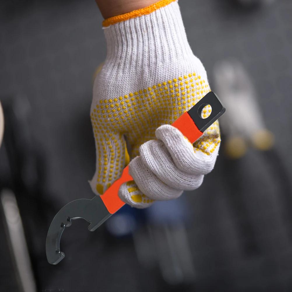 Kronenmutter-Schlüssel Verstellbarer Schraubenschlüssel Werkzeug Kontermutter und Wiedereinbau Kohlenstoffstahl Zubehör für Fahrräder Rohrleitungen