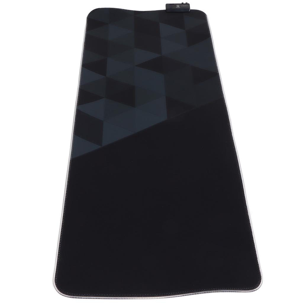 RGB Mouse Pad Anti Slip Bottom Colorful Lighting USB Powered Multifunctional Oversized Design Desk Mouse Pad for Home