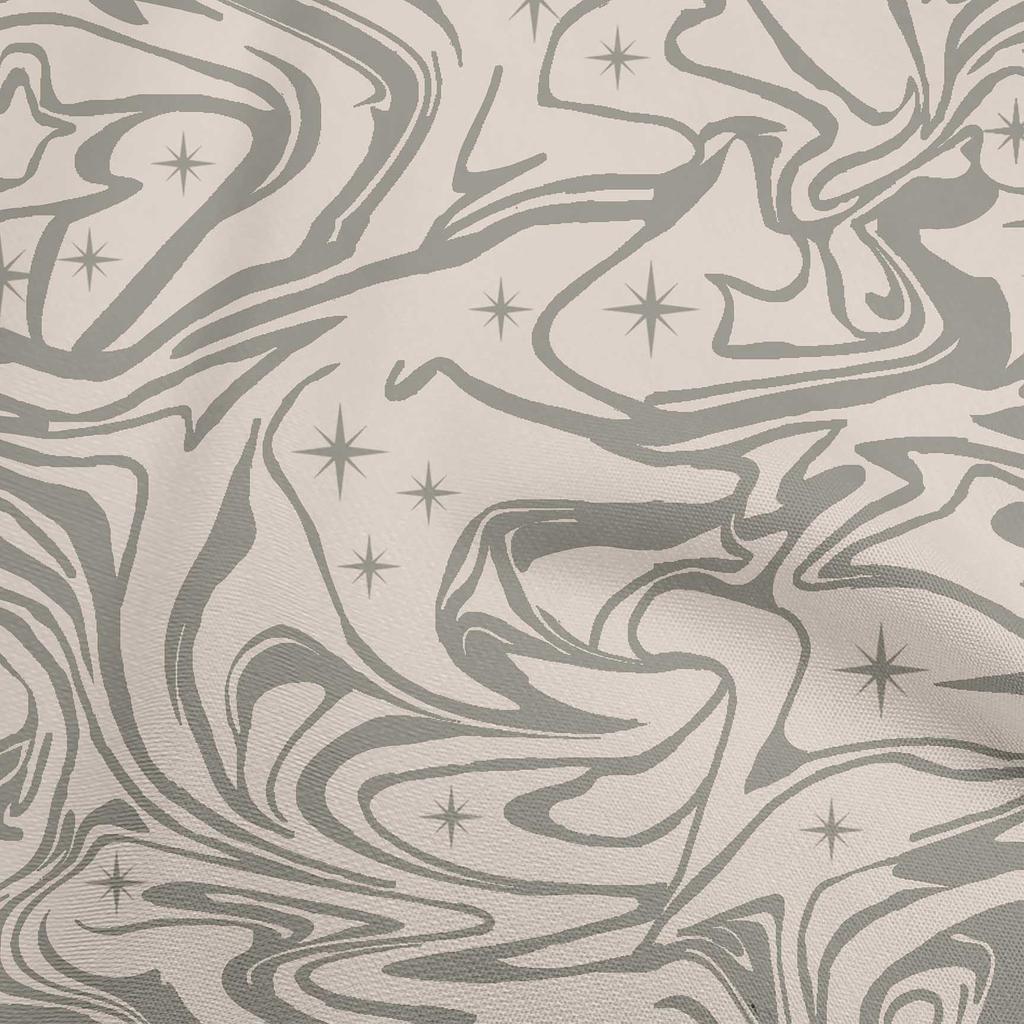 oneOone Cotton Flex Dark Blue Fabric Abstracts Sewing Material Print Fabric By The Yard 40 Inch