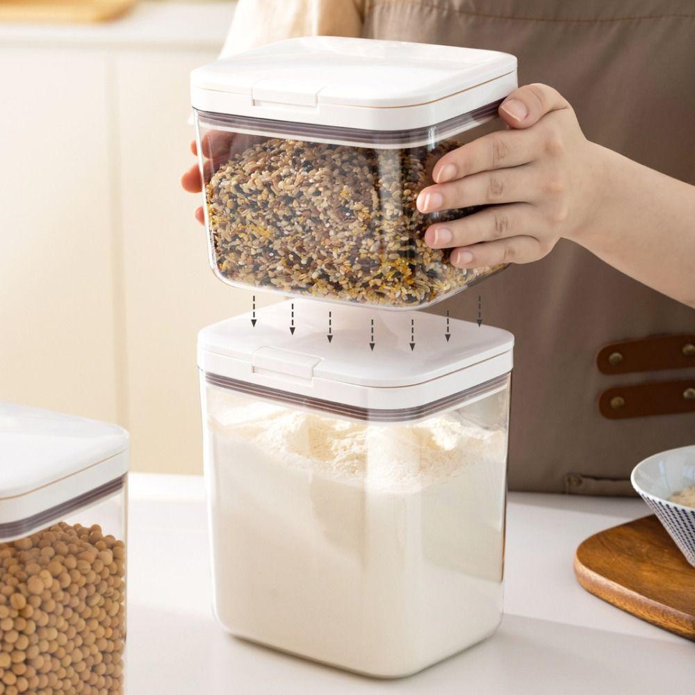Moisture-proof Grain Storage Organizer Sealed Food Container Food Storage Box  Washing Powder