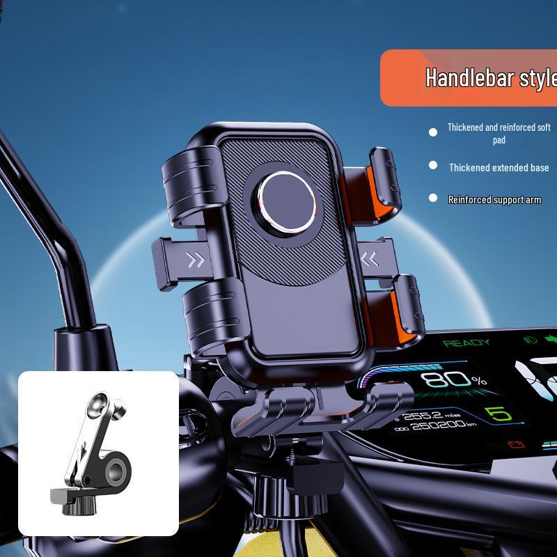 

Shockproof Electric Vehicle & Bicycle Phone Holder for Navigation Safe Travel - More Stable and Secure