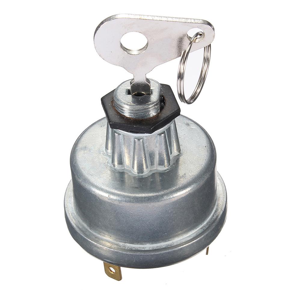 Tractor 4 Position Ignition Key Starter Switch for Lucas 12//24V 128SA Tractor