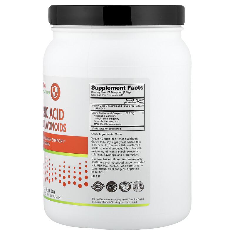 Immunity, Ascorbic Acid with Bioflavonoids, 2.2 Lb (1 Kg)