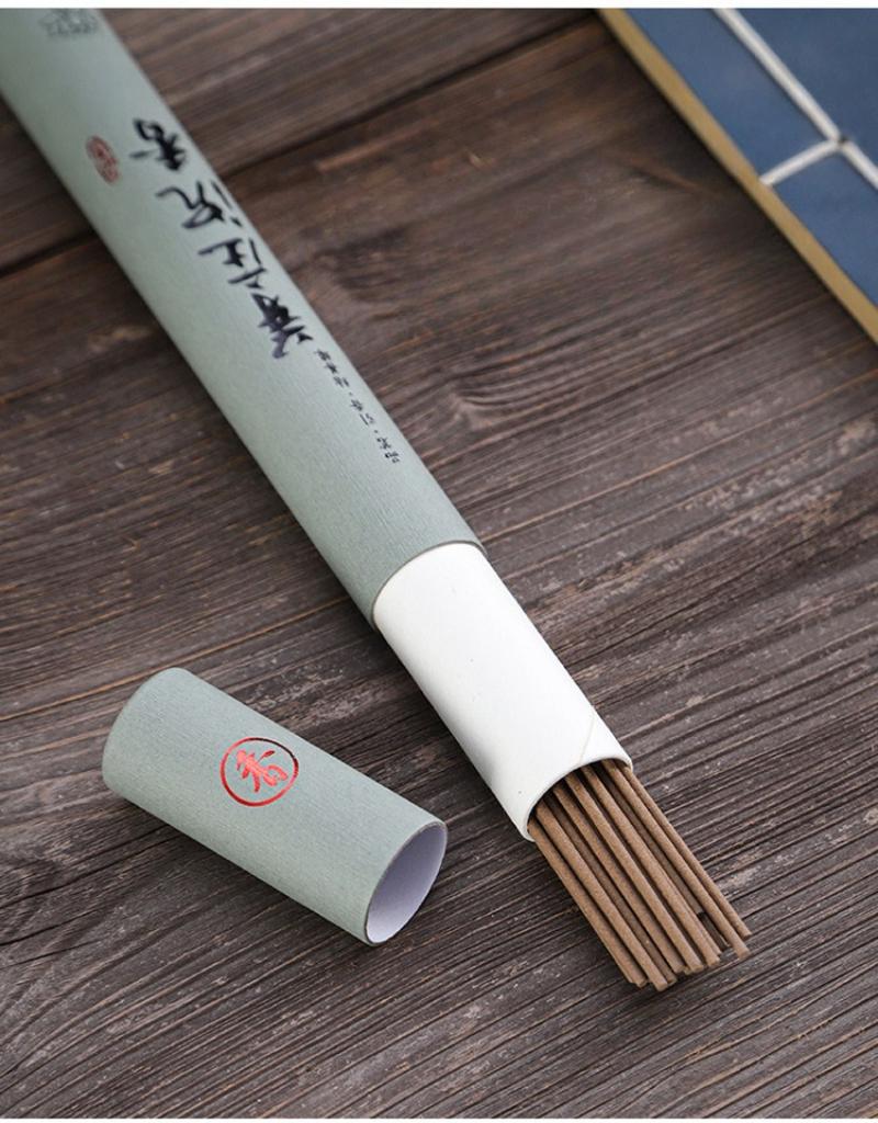 1/2Box Natural Sandalwood Mugwort Incense Sticks Anxiety Relief Mind Relaxation Air Purifier Fragrance for Sleep Yoga Meditation