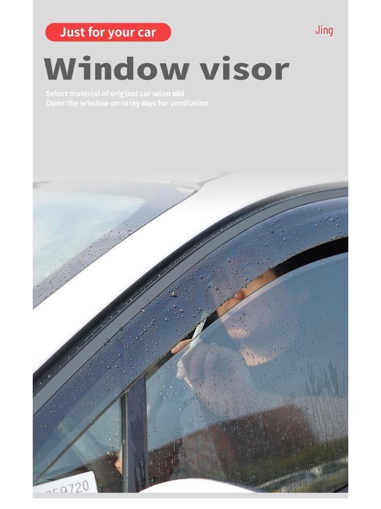 Deflektor střešního okna a sluneční clona pro Mitsubishi Delica D2