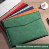 Leather A4 Document Organizer: Business File & Ticket Holder, Customizable Logo