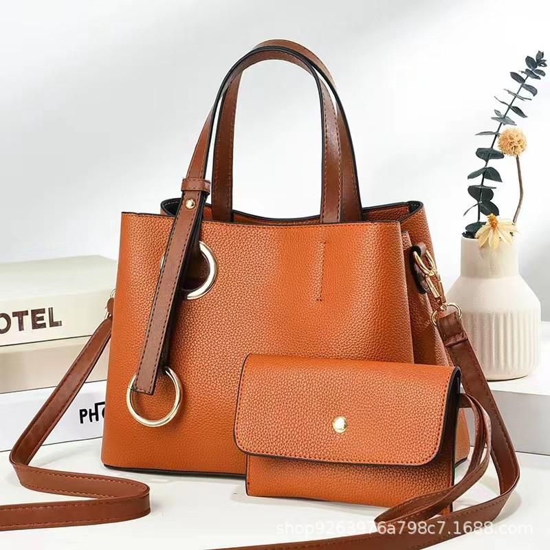 Elegant Everyday Tote Bag In Various Colors With Unique Letter Pattern Design