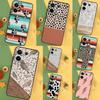 Boho Botanical Leaf Cow Cactus Case For Xiaomi Redmi 13C 12 12C 9C 10C Redmi Note 11 12 13 Pro 9 10 10S 11S 12S Back Cover
