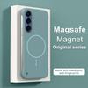 Rahmenlose Magnetische Handyhülle Für Samsung Galaxy S26 S25 Edge S24 FE S23 S22 Plus Note 20 Ultra Für Magsafe Harte PC-Rückseite