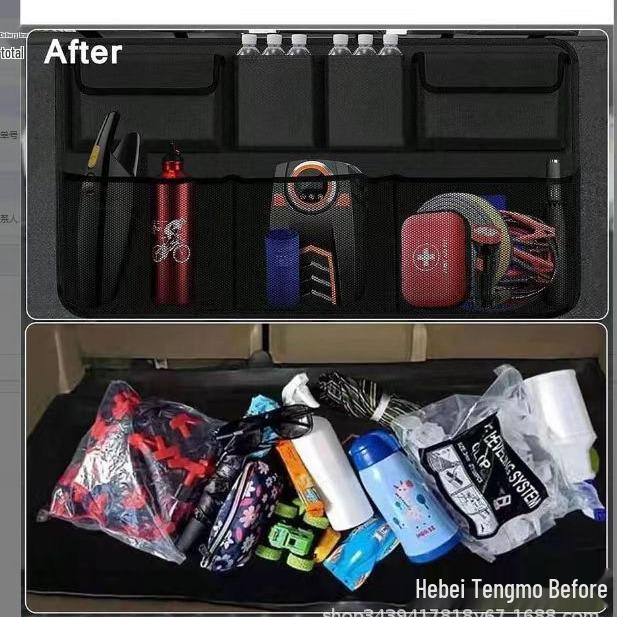 Car Trunk Multi-Function Rear Seat Hanging Storage Bag