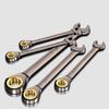 Double Ended Utility Wrench Ratchet Spanner Heavy Duty Two Side  Wrench Manual Repair Tool for Stable Performances