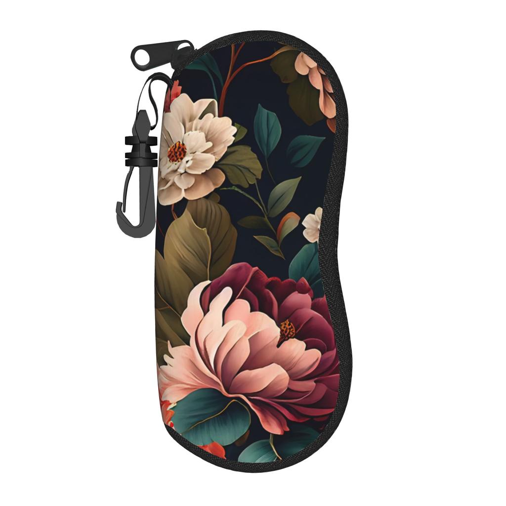 Vintage Poppy Glasses Case Cover Convenient Sunglasses Case For Men Women Classic Eyewear Organizer Custom Eyeglass Protector