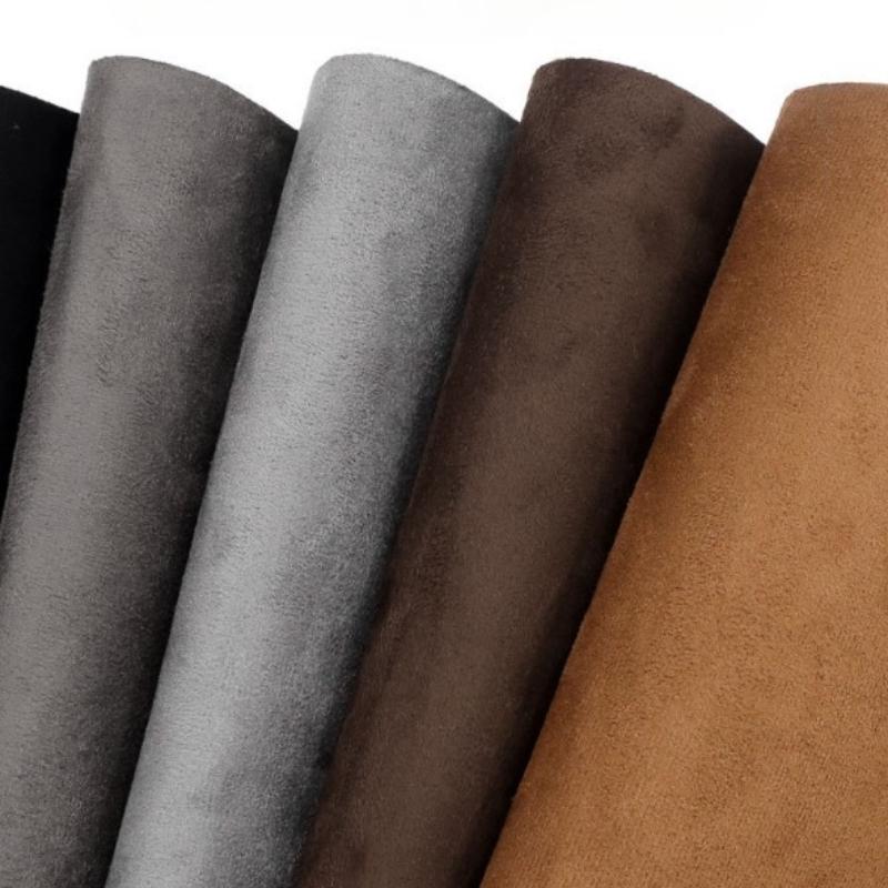 30cm/50cm*150cm Black Gray Coffee Colors Self Adhesive Suede Fabric Sticky Leather Velvet Cloth for DIY Car Interior Modified