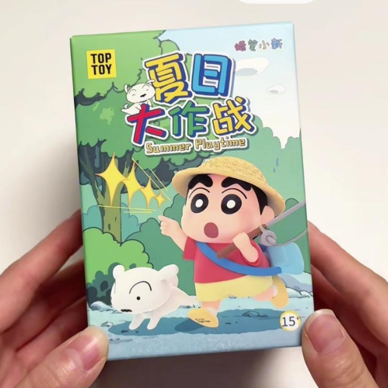 Original Crayon Shin-Chan Blind Box Cartoon Anime Crayon Shin Chan Figure Doll Toy Children's To